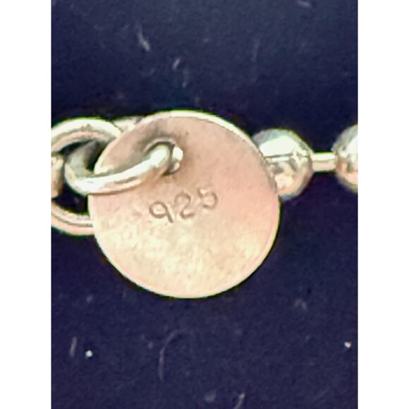 Tiffany & Co Return to Tiffany Large Heart Necklace 925 Silver Ball Chain 32 in - Picture 7 of 10